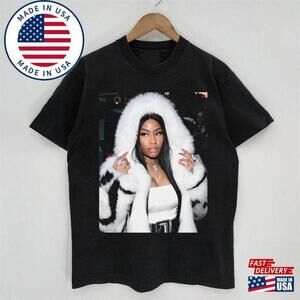 Limited Nicki Unisex Black Shirt Bootleg Inspired Tee T-Shirt Classic